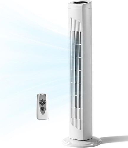 32" Tower Fan for Home Bedroom Oscillating Fan Cooling Fan Quiet with Remote