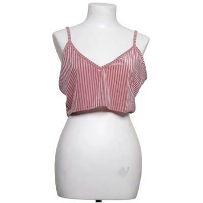 PrettyLittleThing, Crop Top, Größe: 46, Pink, Elasthan/Polyester, Streifen #Vtp