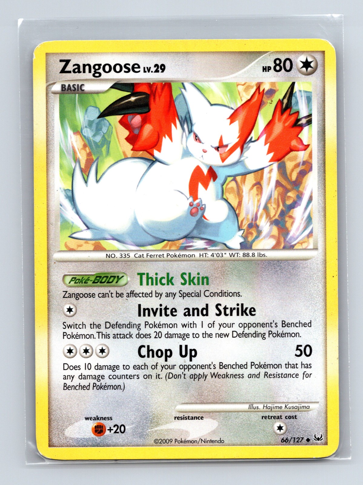Platinum #66/127 Zangoose