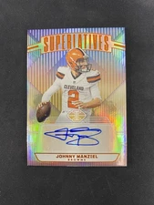 2023 Panini Illusions - Superlatives Johnny Manziel #S-JML Orange (AU)