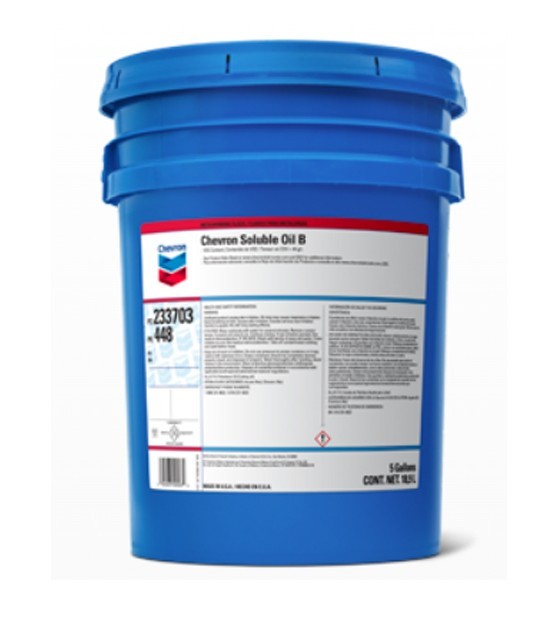 Chevron Soluble Oil B Cutting Oil, 5 Gallon Pail | 233703 | eBay