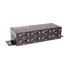 Industrial 8-Port USB to Serial Adapter DB9 RS-232 with FTDI Chipset, RX/TX I...