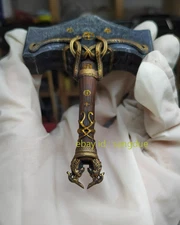 Customized Painted 1/6 Gods Twilight Thor's Hammer Action Figure Weapon