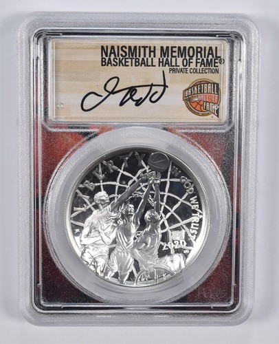 PR70 2020-P JASON KIDD SIGNED Basketball HOF Commemorative Dollar PCGS *3267
