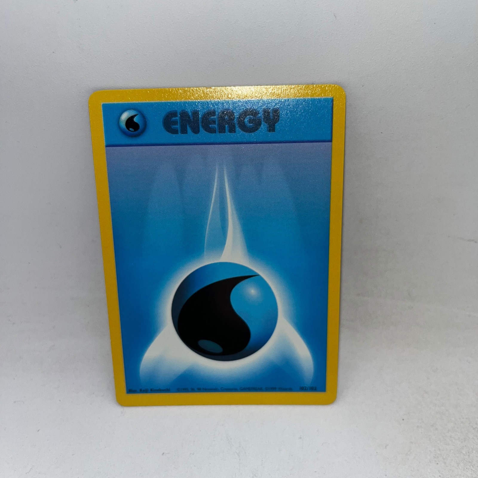 Water Energy 102/102 Common Base Set Unlimited Pokemon Lightly Played