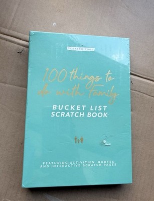 Gift Republic 100 Things to Do With Family Interactive Bucket List Scratch Book