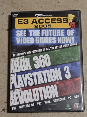 E3 Access 2005 Rare DVD Xbox 360 Playstation 3 Nintendo Revolution Video Games