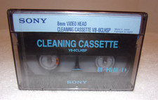 Sony V8-6CLHSP 8mm Video 8 Hi8 Head Cleaner Cleaning Cassette Tape NEW UNOPENED