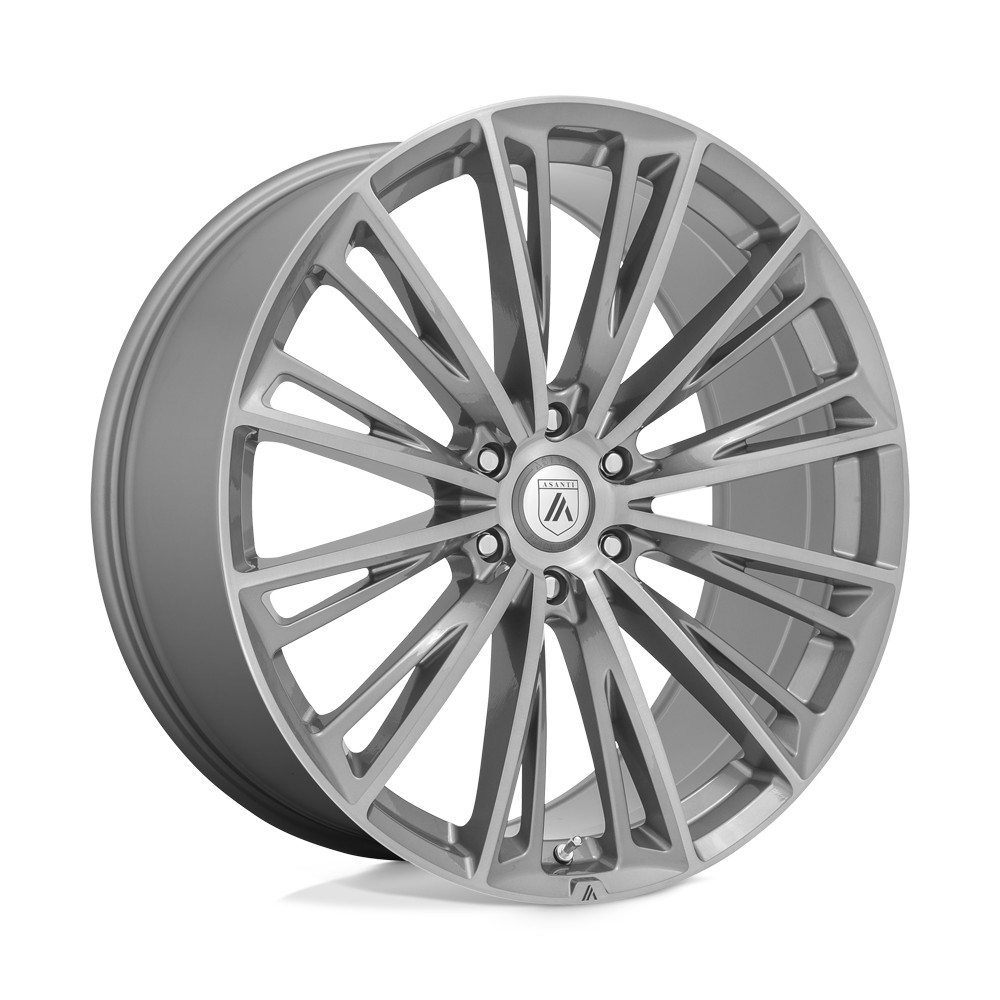 Image of (SET 4) Asanti Black ABL30 Corona Truck 22x9 5x114.3 32mm Titanium Brushed