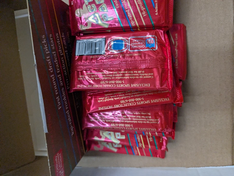 1990 Action Packed Football Rookie Update Series 18 Sealed Packs - Image 3 of 4