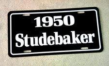1950 Studebaker License Plate Car Tag 50 Champion Commander Starliner Starlight 1950 Studebaker License Plate Car Tag 50 Champion Commander Starliner Starlight