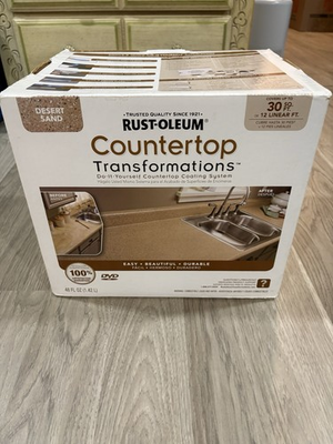 #ad RUSTOLEUM DESERT SAND TRANSFORMATIONS COUNTERTOP REFINISHING SYSTEM ✨new $149.99