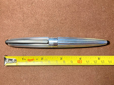 PENNA STILOGRAFICA DIPLOMAT ALLUMINIO SCANALATO NUOVA IN SCATOLA