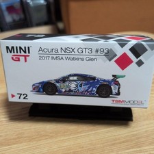 MINI GT Acura NSX GT3 #93 1/64 Scale Car, IMSA Watkins Glen 2017 [Age 13+]