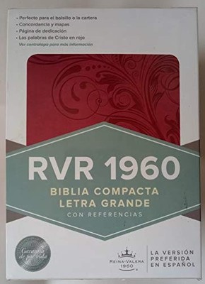 santa biblia compacta reina valera 1960 con concordancia rosa (Spanish E - GOOD
