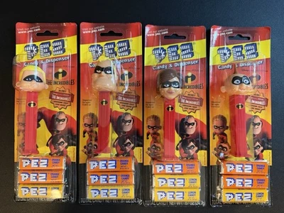Pez Disney Pixar’s the Incredibles, Set of 4 Retired - Image 1 of 3