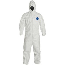 Hood XXXXL General Purpose Tyvek 400 Coveralls, with Hood