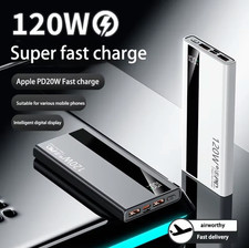 Power Bank Portable 120W Super Charge 200000mah For Iphone/Samsung/Google