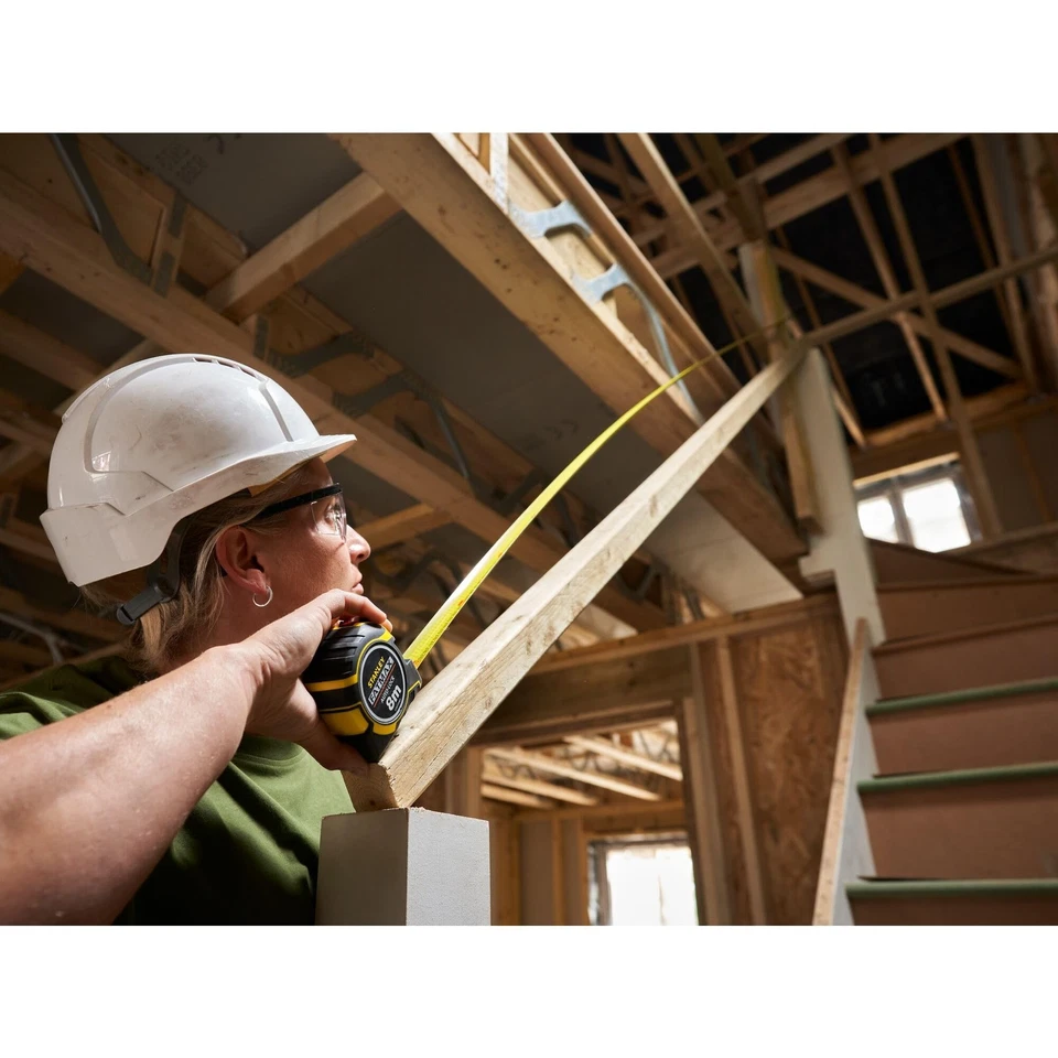 STANLEY XTHT0-33501  Autolock Tape, 8m Metric Only, Yellow/Black - Image 4 of 4