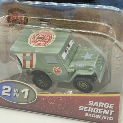Blue And Green Sarge Color Changers Disney Pixar Cars 1:55 Mattel