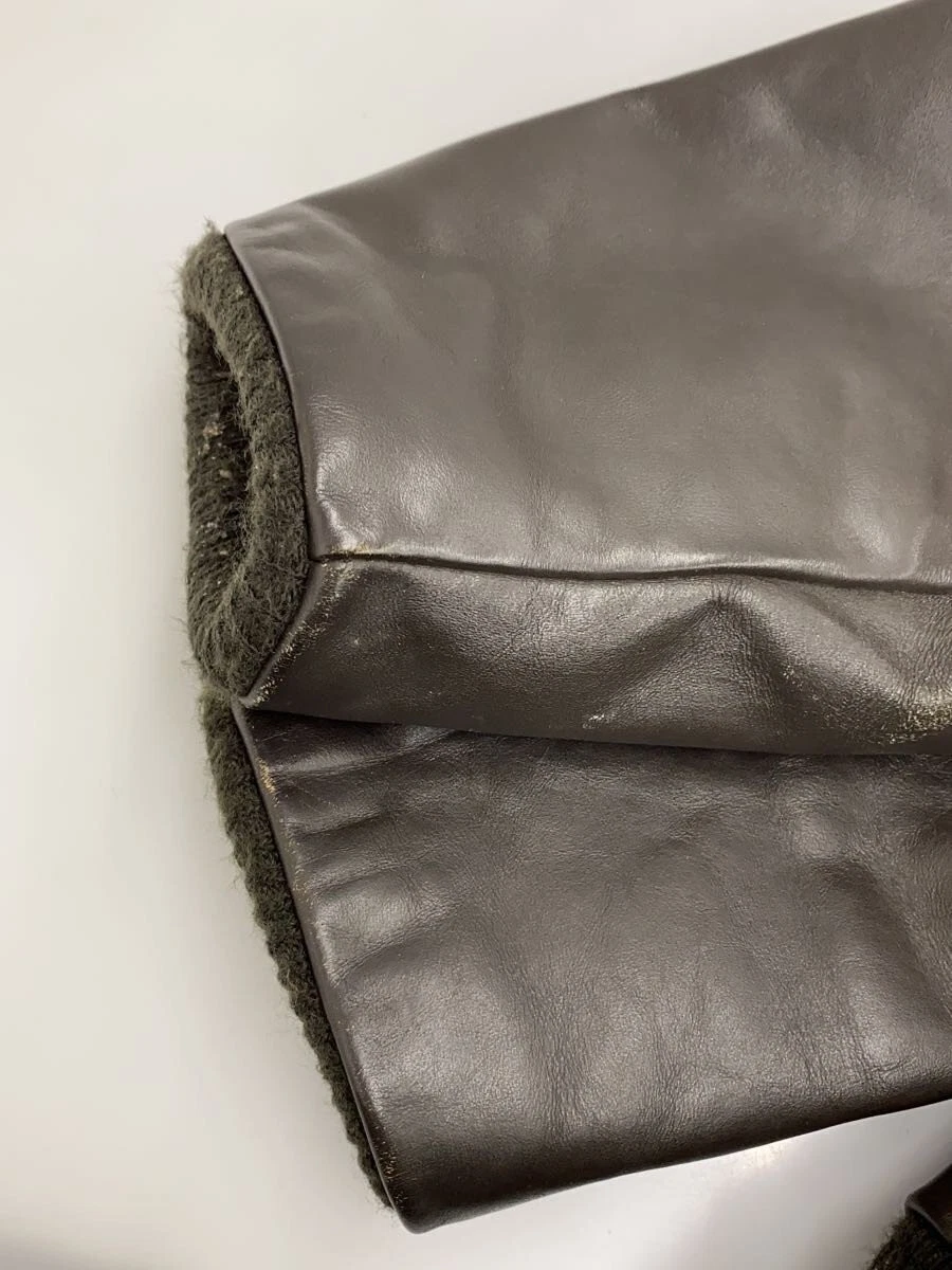 Chaqueta de vuelo Schott 40 cuero marrón liso