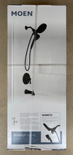 NEW Moen Brecklyn Posi-Temp Tub and Shower Faucet - Matte Black 82611BL 