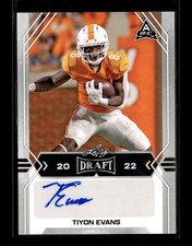 2022 Leaf Draft #BA-TE1 Tiyon Evans Autographs
