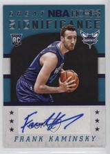 2015-16 Panini NBA Hoops Great SIGnificance Frank Kaminsky #GS-FK Auto 2u3