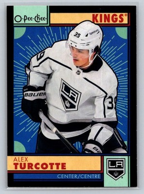 2022-23 O-Pee-Chee Retro Black Border Alex Turcotte 086/100 Los Angeles Kings