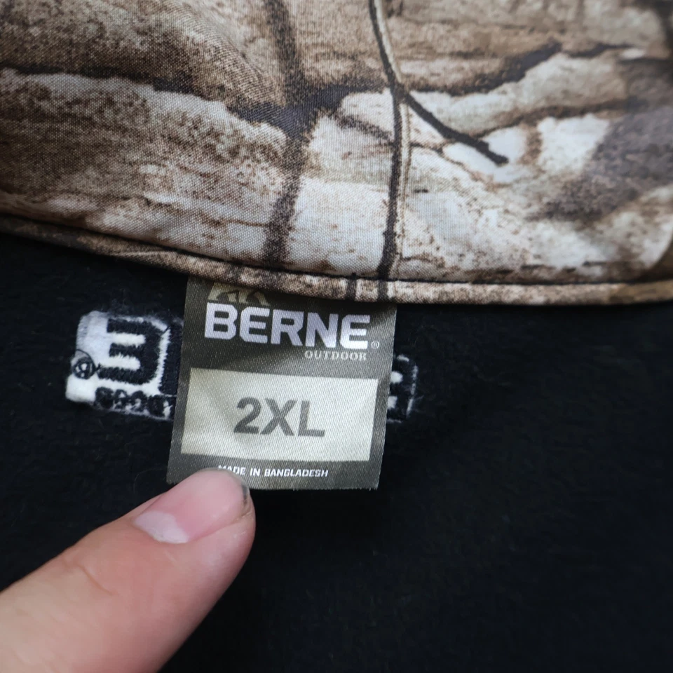 Chaleco Berne Para Hombre 2XL Camuflaje Realtree Caza Exterior Sin Mangas Pionero Foto 4 de 4