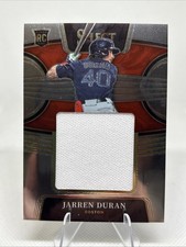 2022 Panini Select #RJS-JD Jarren Duran Rookie Jumbo Swatch RC Boston Red Sox