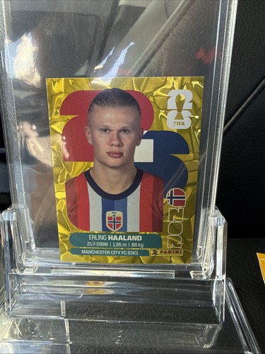 Erling Haaland [Gold Flood Crumple] #NOR15 2026 Panini