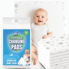Disposable Baby Changing Pads - Soft, Waterproof  Leakproof Liners Absorbent...
