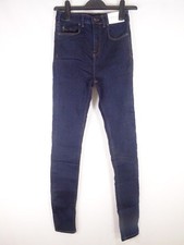 Image of Jack Wills Jagger Jeans High Rise Super Skinny Size 27W 30L UK 8-10 Dark Indigo