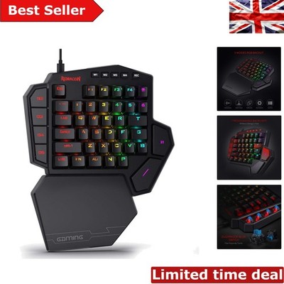K585 DITI Einhand RGB Mechanische Gaming Tastatur mit abnehmbarer Handballenauflage