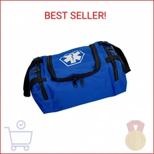 Dixie EMS Dixigear Empty First Responder II Bag 10.5" x 5" x 8" - Blue