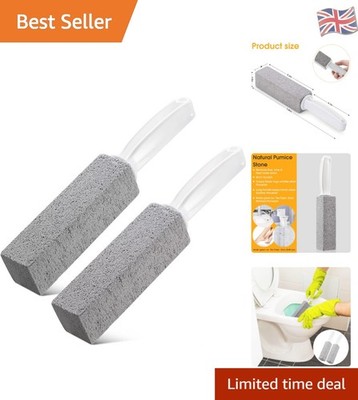 Vielseitiger 2er Pack Bimssteine zur Flecken- & Hartwasserentfernung - sicher & effektiv