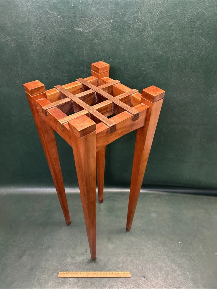 Armário moderno fino cereja e nogueira guarda-chuva/suporte de bengala MCM - Imagem 2 de 4