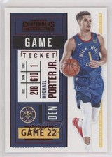 2020-21 Panini Contenders Game Ticket Green Michael Porter Jr #97 0s1o