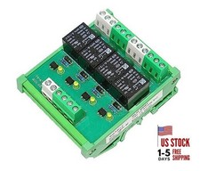Relay Module 1 SPDT DIN Rail Mount Interface Relay Module FY 5VDC 4 Channel