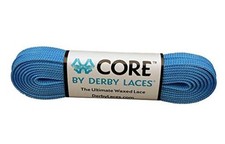 Derby Laces CORE Narrow 6mm Waxed Lace for Figure 108 Inch / 274 cm Pool Blue
