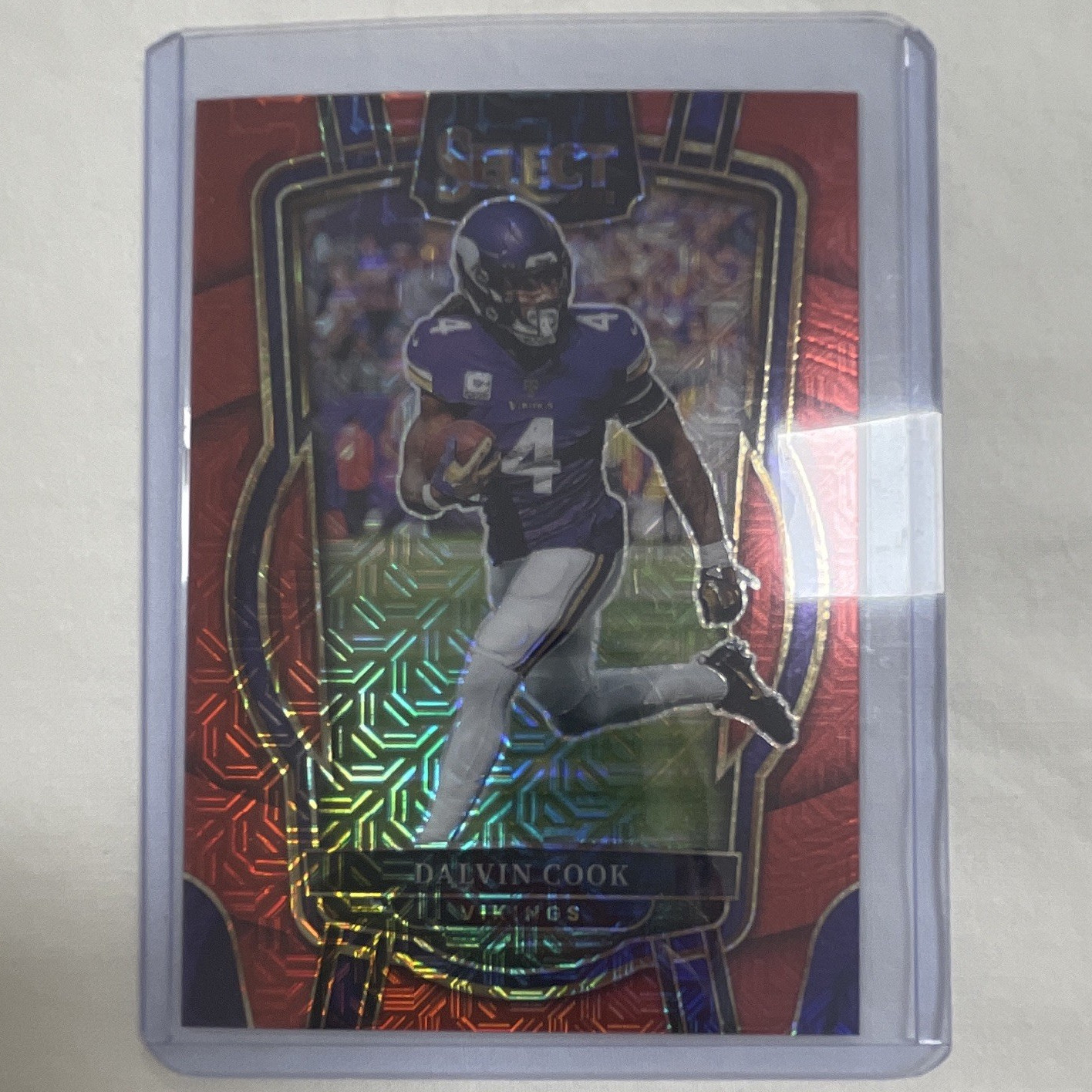Panini Select 2022 Football Dalvin Cook Club Level Red Prizm #235 25/49
