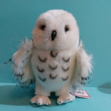 Douglas Wizard Snowy Owl Plush Stuffed Animal Toy 8" White Hedwig New With Tags