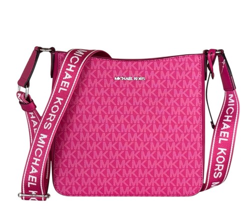 MICHAEL KORS JET SET TRAVEL SMALL SHOULDER MESSENGER BAG MK DRAGON FRUIT