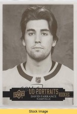 2021-22 Upper Deck Series 2 UD Portraits Rookies David Farrance #P-59 READ 6f8