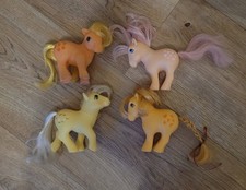 Vintage My Little Pony G1 Bundle - Applejack Posey Peachy Butterscotch 1982/84