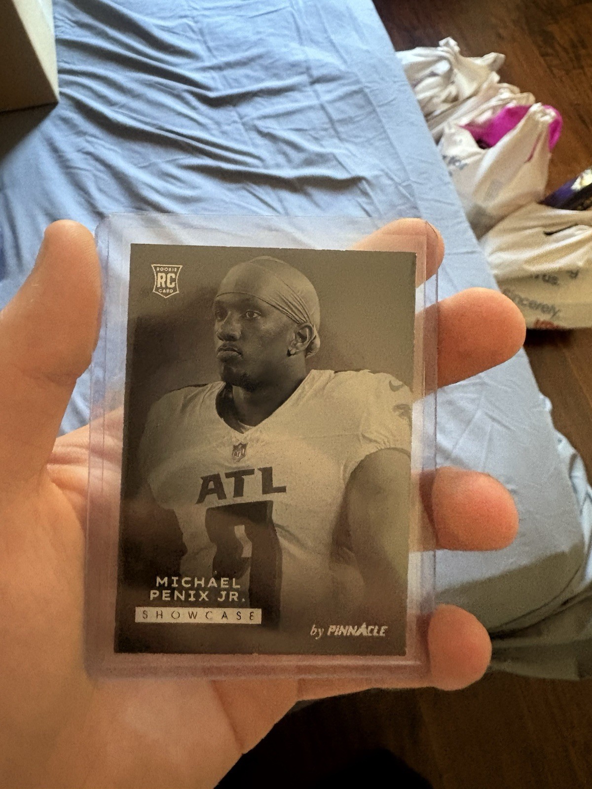 2024 Panini Encore Michael Penix Jr Pinnacle Showcase Case Hit SSP RC Rookie 🔥