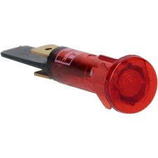 Luz Indicadora Neon R-TECH 420021, Red, Redonda, 240V, T120