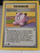 German 1st Edition Clefairy Doll 70/102 Base Set Pokemon Card