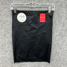 NEW Spanx Half Slip Womens Large Black Shape Support Smart Grip Waist
